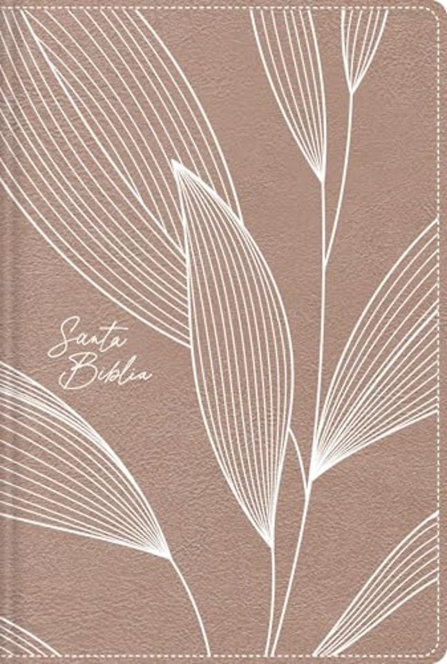 NBLA, Santa Biblia, Edicion versificada, Tamano bolsillo, Leathersoft, Con cierre, Oro Rosa, Palabras de Jesus en rojo, Comfort Print