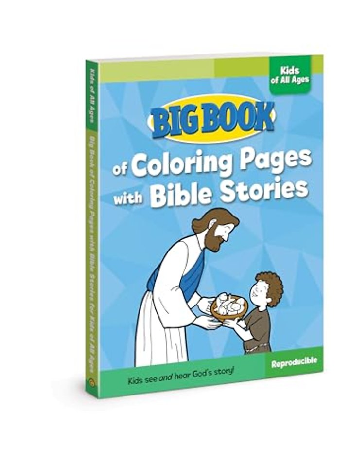 Big Book of Coloring Pages with Bible Stories for Kids of All Ages