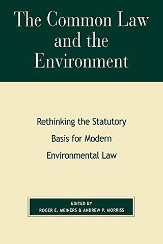 The Common Law and the Environment