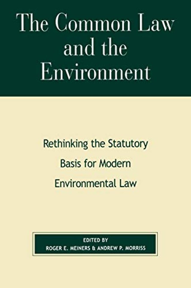 The Common Law and the Environment