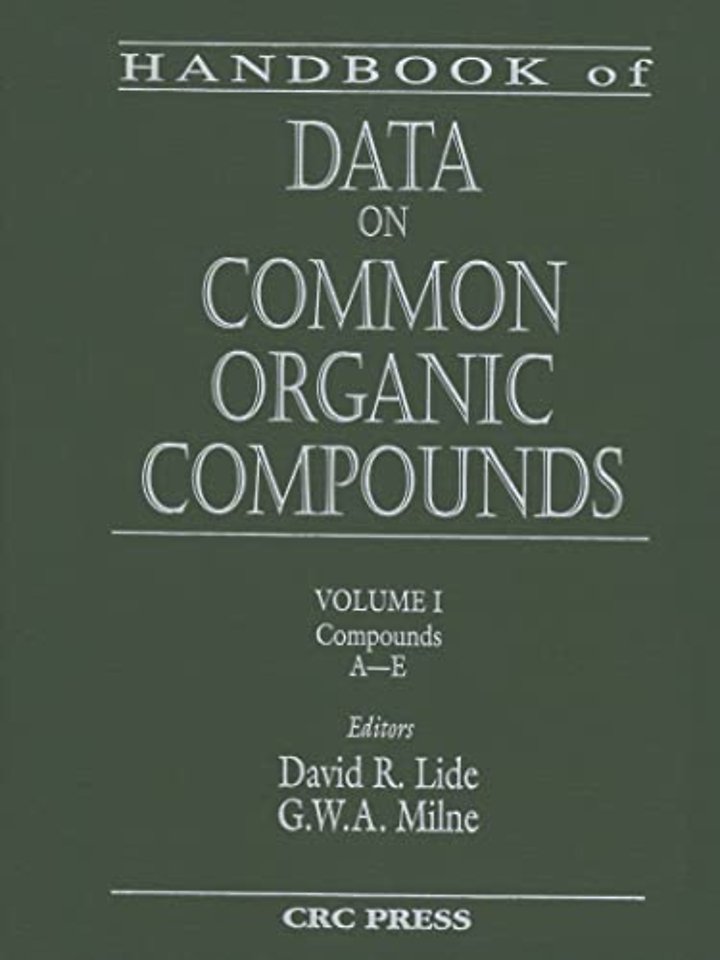 Handbook of Data on Common Organic Compounds