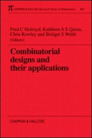 Combinatorial Designs and their Applications