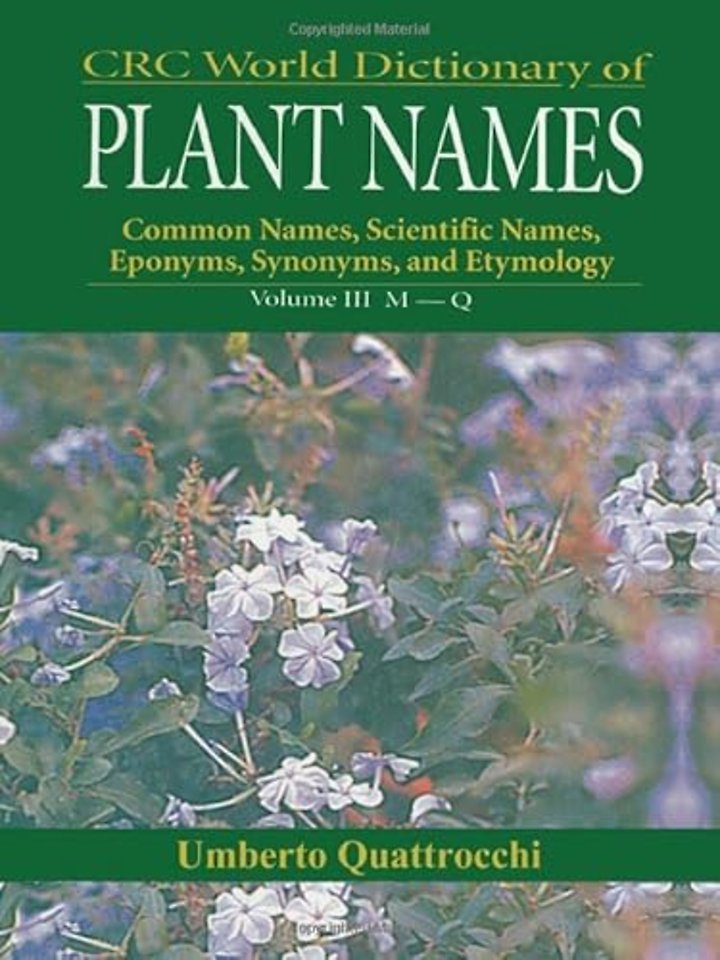 CRC World Dictionary of Plant Nmaes