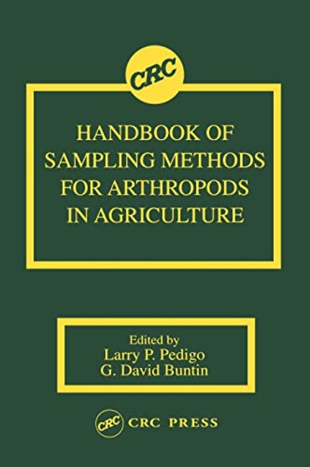 Handbook of Sampling Methods for Arthropods in Agriculture