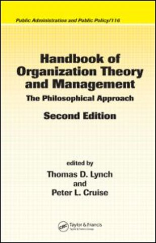Handbook of Organization Theory and Management
