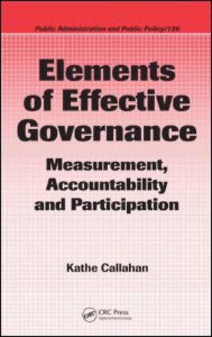 Elements of Effective Governance