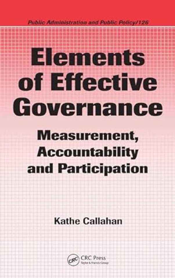 Elements of Effective Governance