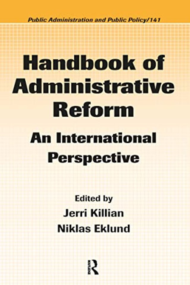Handbook of Administrative Reform