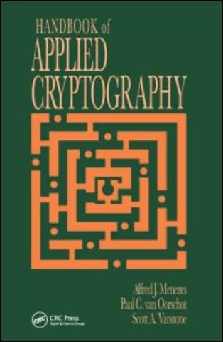 Handbook of Applied Cryptography