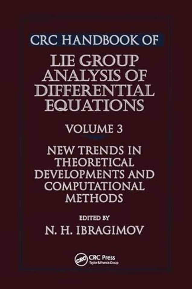 CRC Handbook of Lie Group Analysis of Differential Equations, Volume III