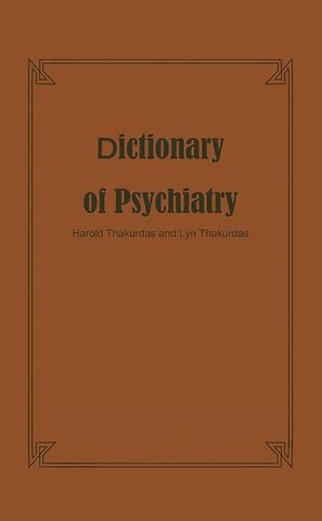 Dictionary of Psychiatry