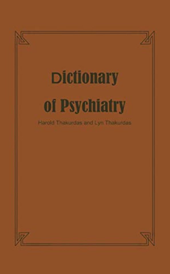 Dictionary of Psychiatry
