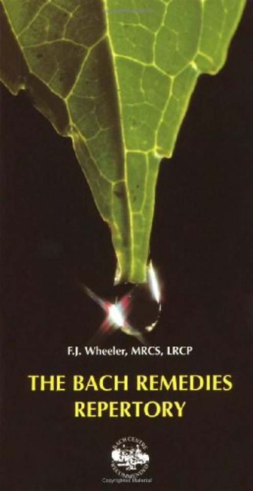 The Bach Remedies Repertory