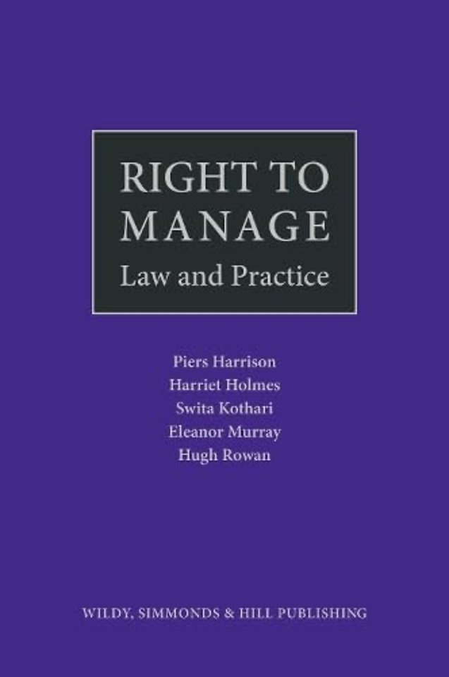 Right to Manage: Law and Practice