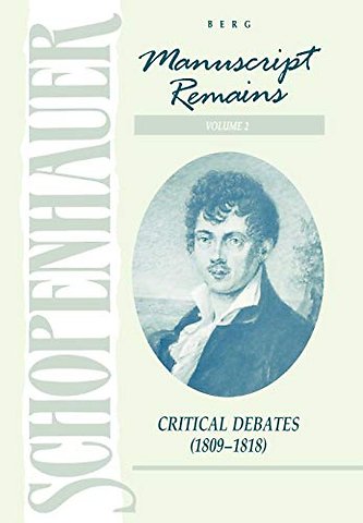 Schopenhauer: Manuscript Remains (V2)