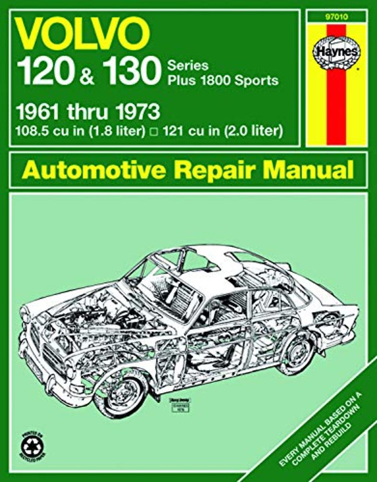 Volvo 120 & 130 Series (and P1800) (61 - 73) Haynes Repair Manual