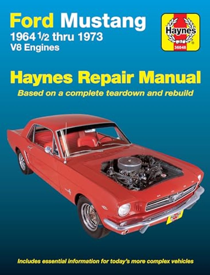 Ford Mustang, Mach 1, GT, Shelby, & Boss V-8 (1964-1973) Haynes Repair Manual (USA)
