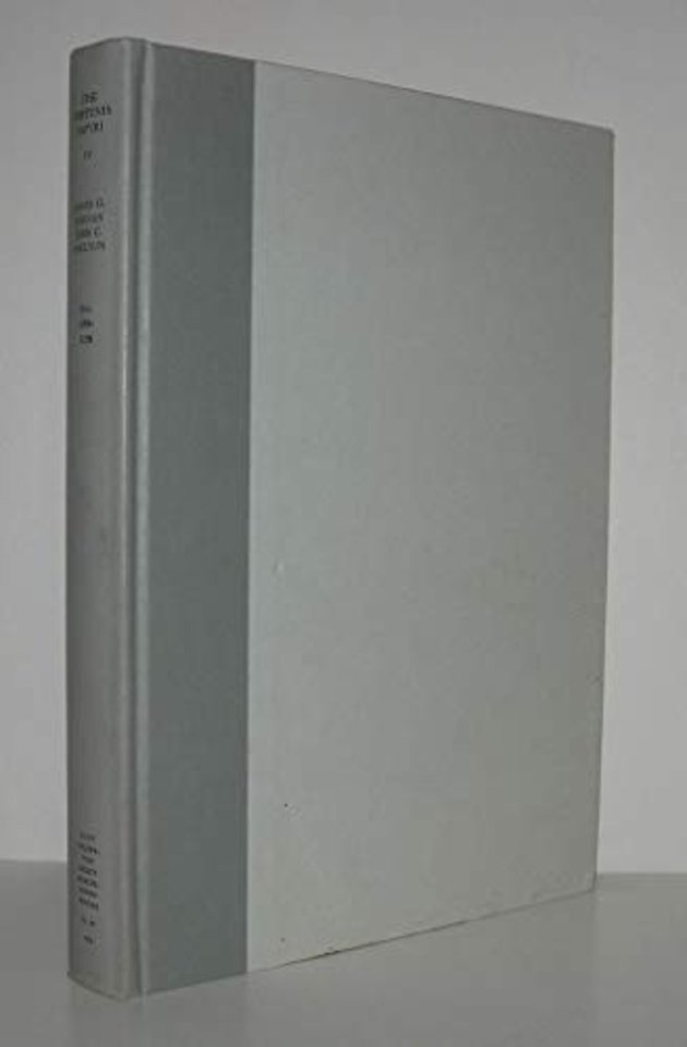 The Tebtunis Papyri Volume IV