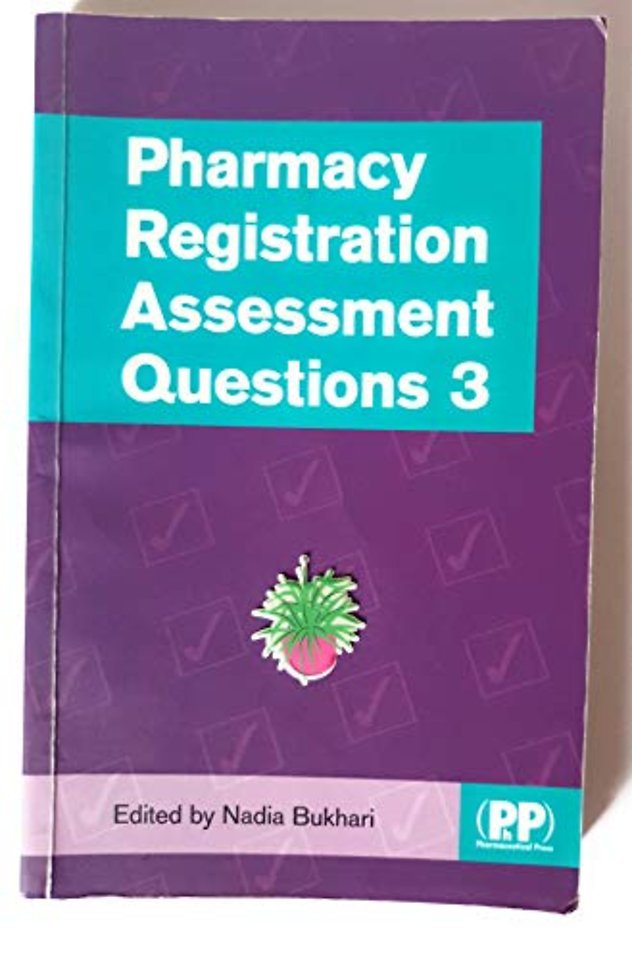 Pharmacy Registration Assessment Questions 3