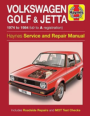 VW Golf & Jetta Mk 1 Petrol 1.1 & 1.3 (74 - 84) Haynes Repair Manual