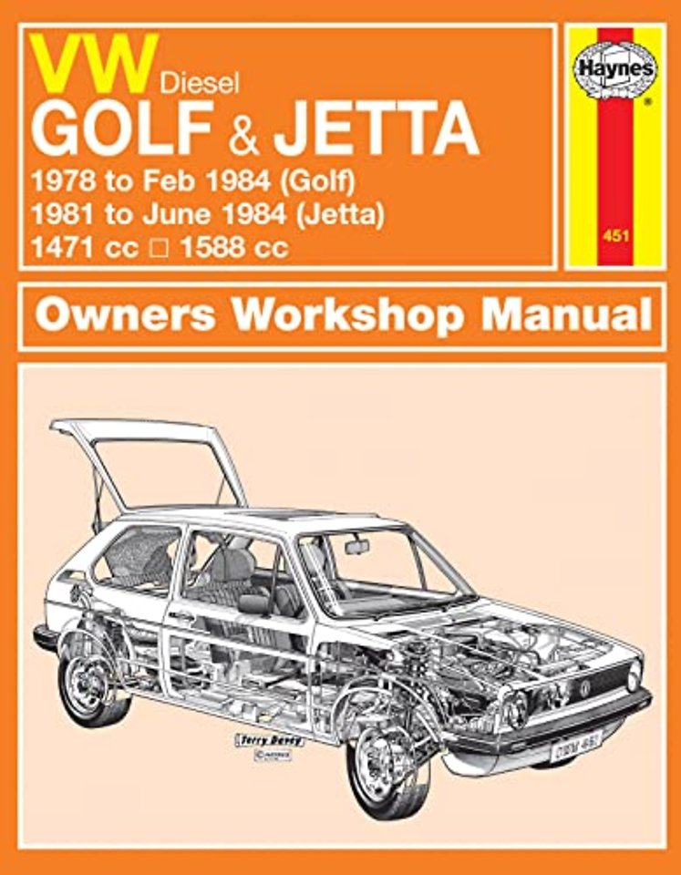 VW Golf & Jetta Mk 1 Diesel (78 – 84) Haynes Rep – 1978–84
