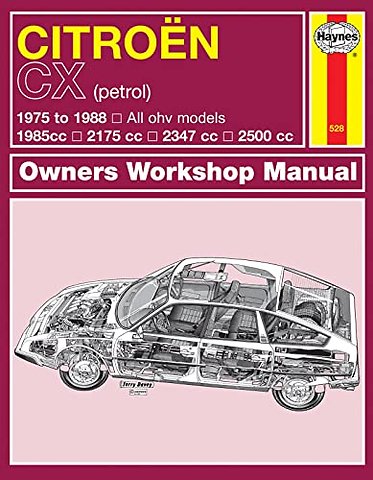 Citroen CX Petrol (75 - 88) Haynes Repair Manual