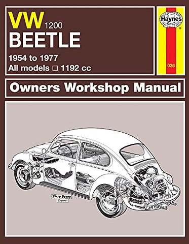VW Beetle 1200 (54 - 77) Haynes Repair Manual