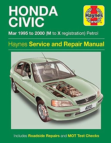Honda Civic Petrol (Mar 95 – 00) Haynes Repair M – 95–00