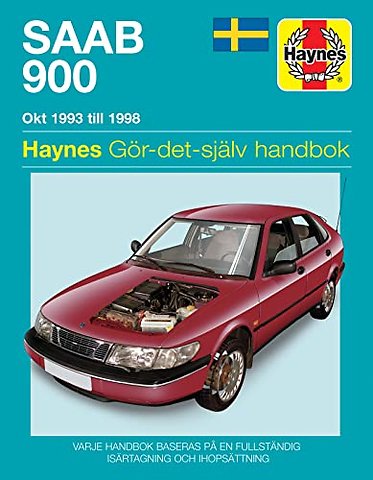 Saab 900 Okt (1993 – 1998) Haynes Repair Manual (svenske utgava)