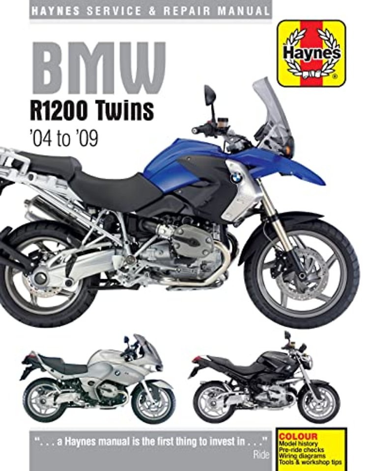 BMW R1200 Twins (04 – 09) Haynes Repair Manual