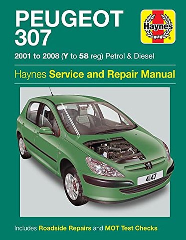 Peugeot 307 Petrol & Diesel (01 – 08) Haynes Repair Manual