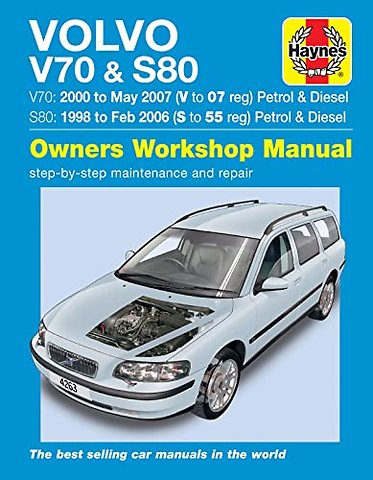 Volvo V70 / S80 Petrol & Diesel (98 – 07) Haynes Repair Manual