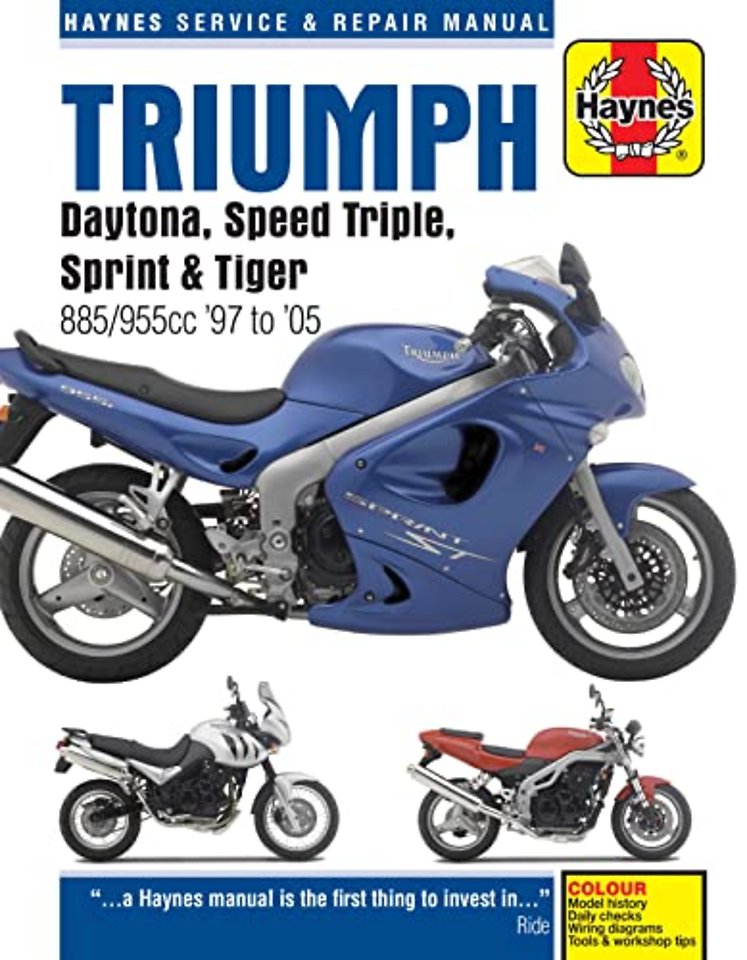 Triumph Daytona, Speed Triple, Sprint & Tiger 885/955cc (97 - 05)