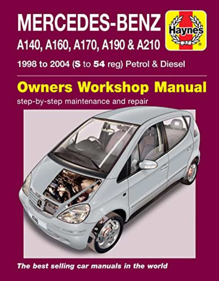 Mercedes–Benz A–Class Petrol & Diesel (98 – 04) Haynes Repair Manual
