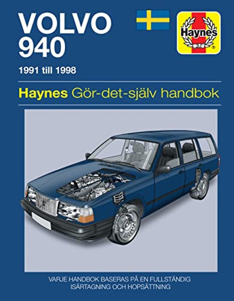 Volvo 940 (1991 – 1998) Haynes Repair Manual (svenske utgava)