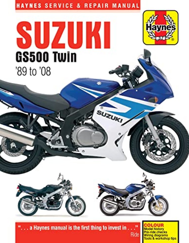 Suzuki GS500 Twin (89 – 08) Haynes Repair Manual