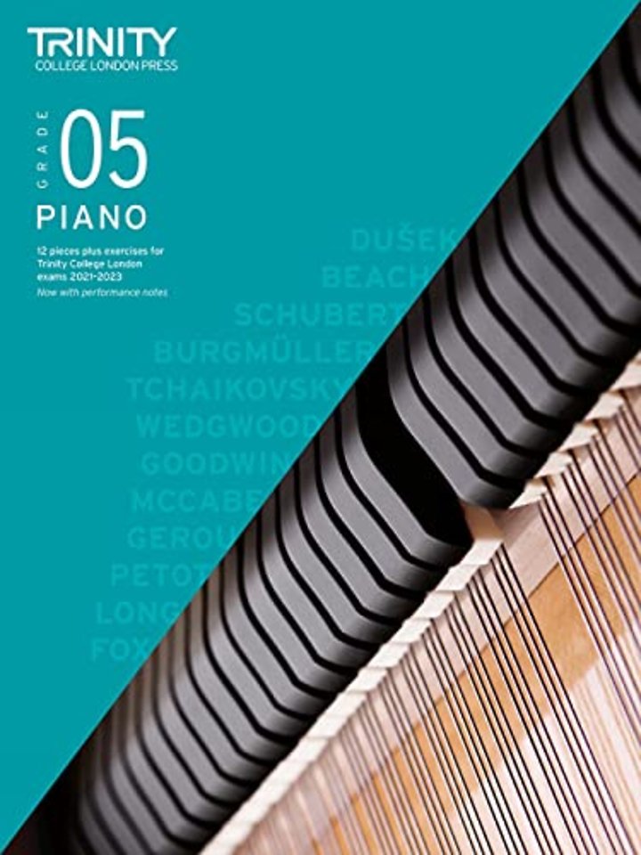 Trinity College London Piano Exam Pieces Plus Exercises From 2021: Grade 5