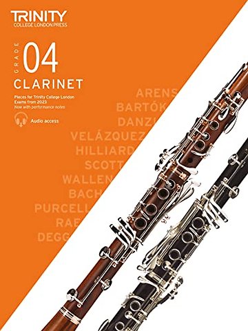 Trinity College London Clarinet Exam Pieces from 2023: Grade 4