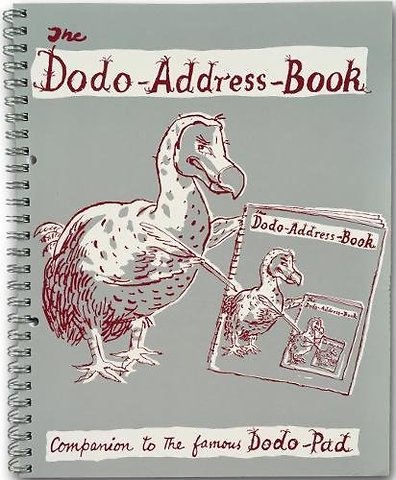 Dodo Address Book (Upcycled - RING-BOUND)