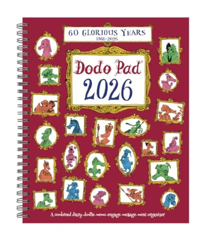 The Dodo Pad Original Desk Diary 2026 - Week to View, Calendar Year Diary
