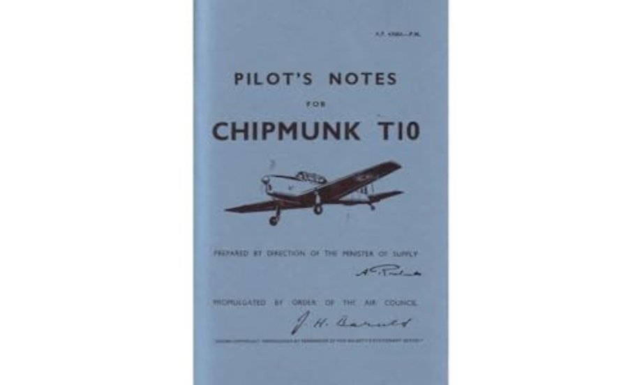 Chipmunk T10 Pilot's Notes