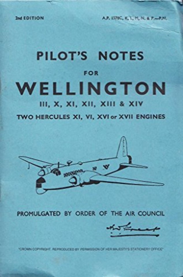 Wellington III, X, XI, XII, XIII & XIV Pilot's Notes