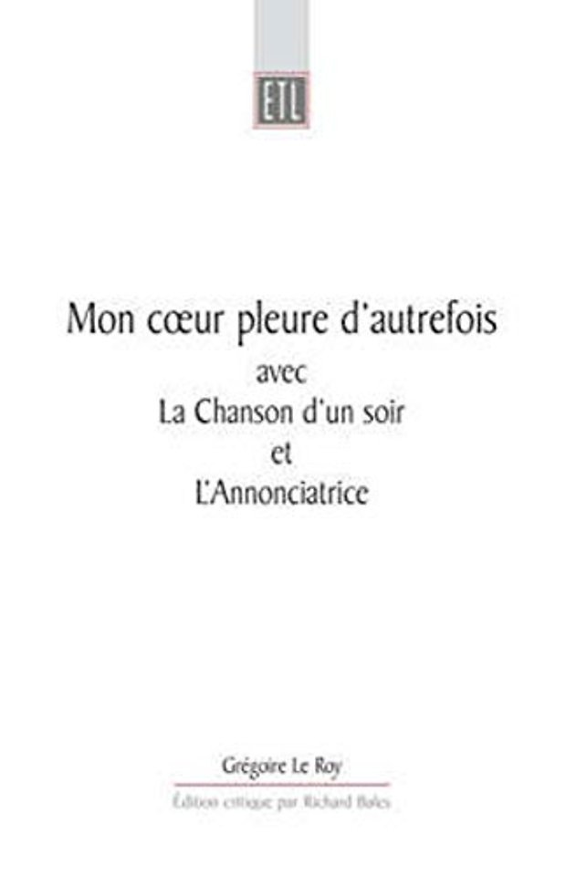 Mon Coeur Pleure D'Autrefois