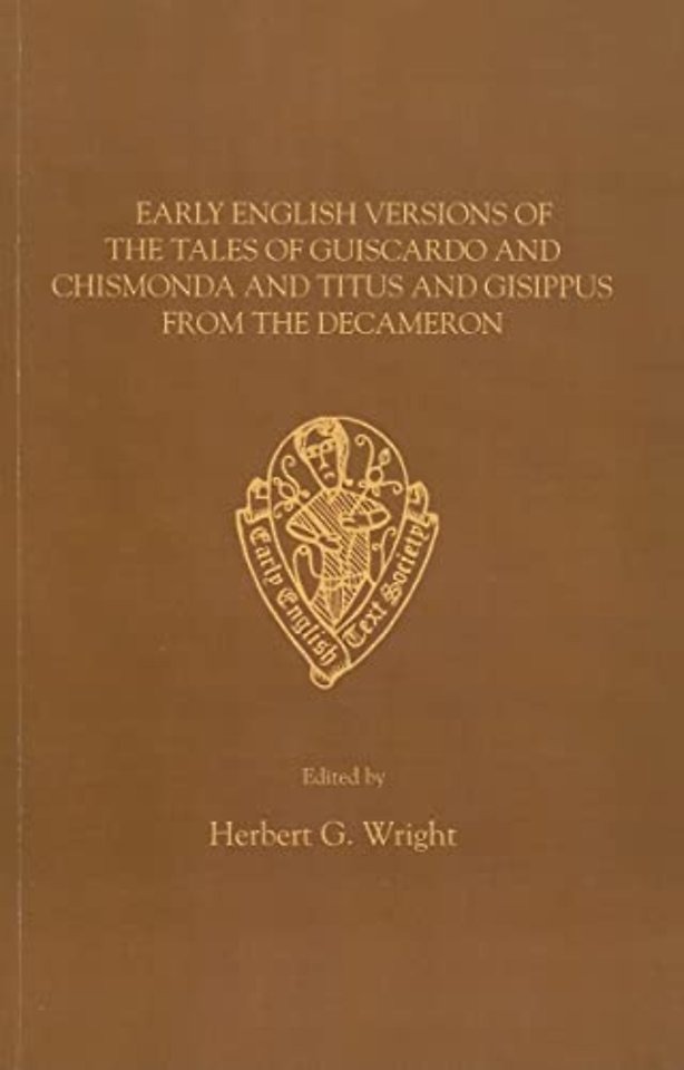 Early Eng Versions Decameron
