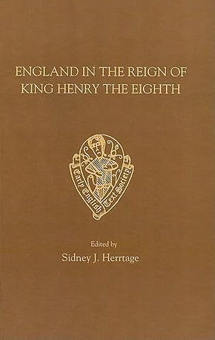 England in the Reign of King Henry VIII