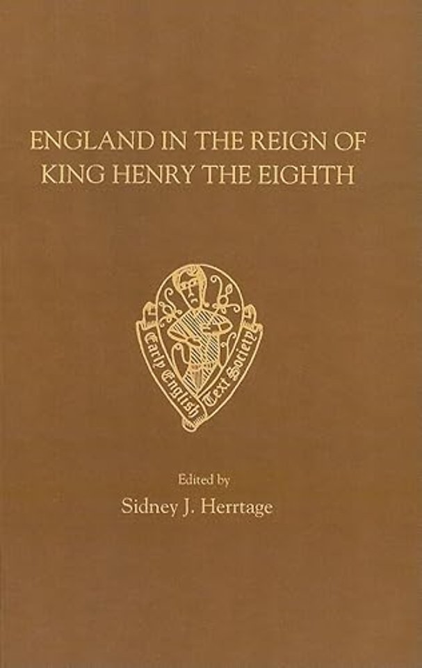 England in the Reign of King Henry VIII