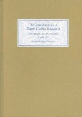 Correspondence of Dante Gabriel Rossetti 4 – The Chelsea Years, 1863–1872: Prelude to Crisis II. 1868–1870