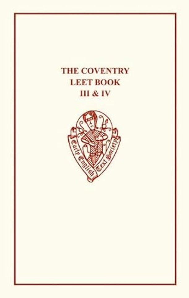 Coventry Leet Book III & IV