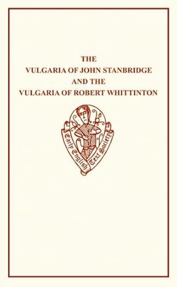 The Vulgaria of John Stanbridge