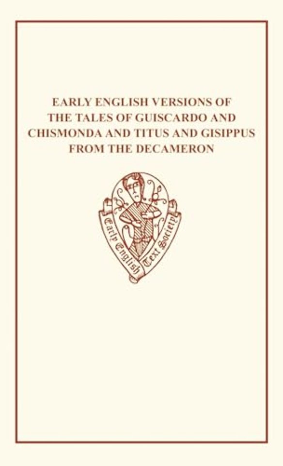 Early Eng Versions Decameron